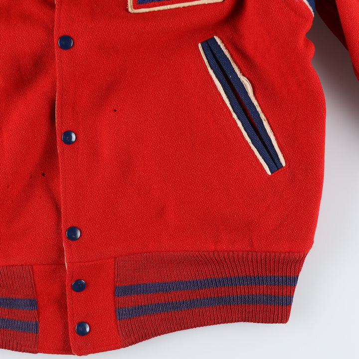 BELLS Reversible Wool Varsity Jacket Award Jacket Varsity Jacket Men's L Size Vintage /evb009905