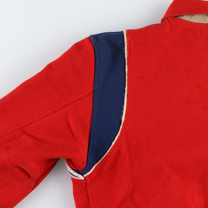 BELLS Reversible Wool Varsity Jacket Award Jacket Varsity Jacket Men's L Size Vintage /evb009905