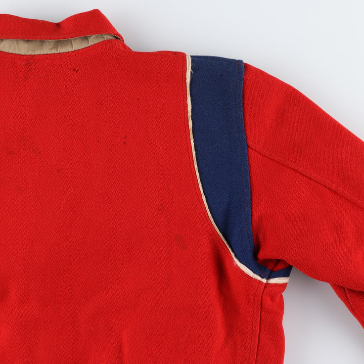 BELLS Reversible Wool Varsity Jacket Award Jacket Varsity Jacket Men's L Size Vintage /evb009905