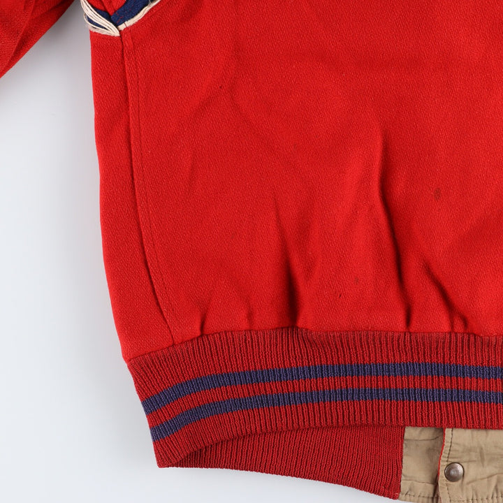 BELLS Reversible Wool Varsity Jacket Award Jacket Varsity Jacket Men's L Size Vintage /evb009905