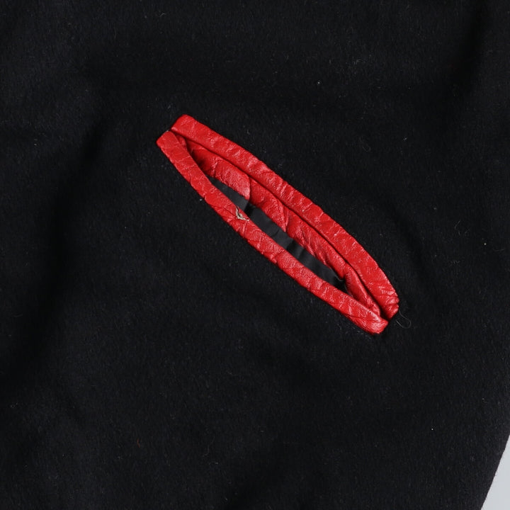 STORMIN NORMAN PRODUTIONS Hard Rock Cafe Leather Wool Buttoned Varsity Jacket for Men (S) /evb009906