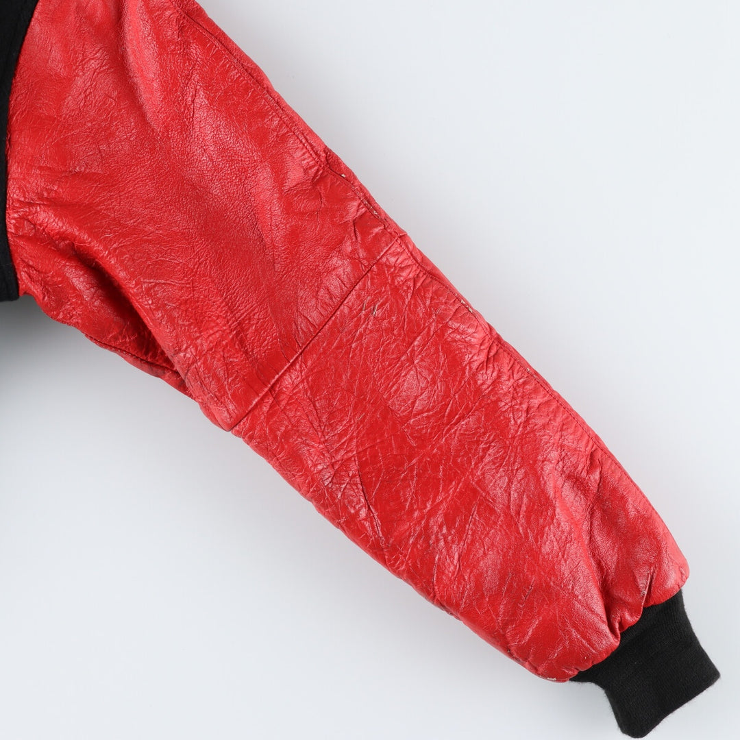 STORMIN NORMAN PRODUTIONS Hard Rock Cafe Leather Wool Buttoned Varsity Jacket for Men (S) /evb009906