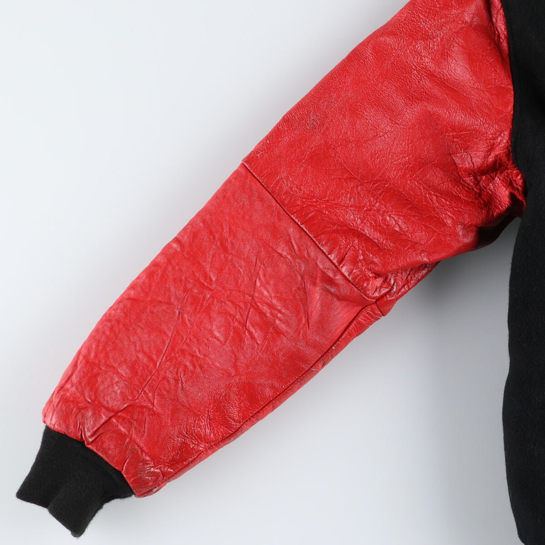 STORMIN NORMAN PRODUTIONS Hard Rock Cafe Leather Wool Buttoned Varsity Jacket for Men (S) /evb009906