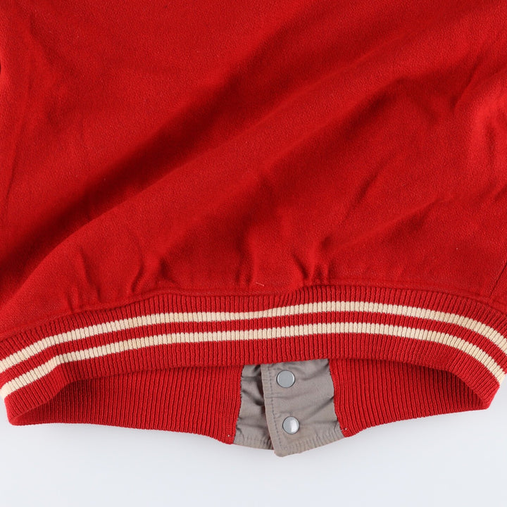 60s-70'S BUTWIN Leather Sleeve Wool Varsity Jacket Award Jacket Varsity Jacket Men's L Size Vintage /evb009908