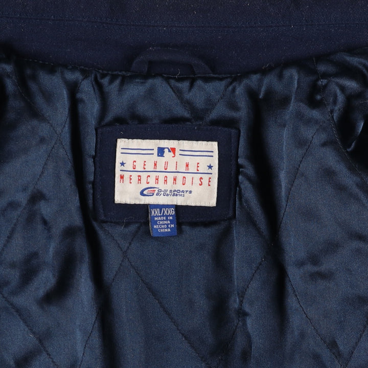 Genuine Merchandise New York Yankees Leather Wool Jacket Award Jacket Men's XXL /evb009910