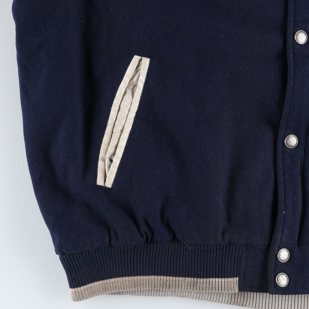 Genuine Merchandise New York Yankees Leather Wool Jacket Award Jacket Men's XXL /evb009910