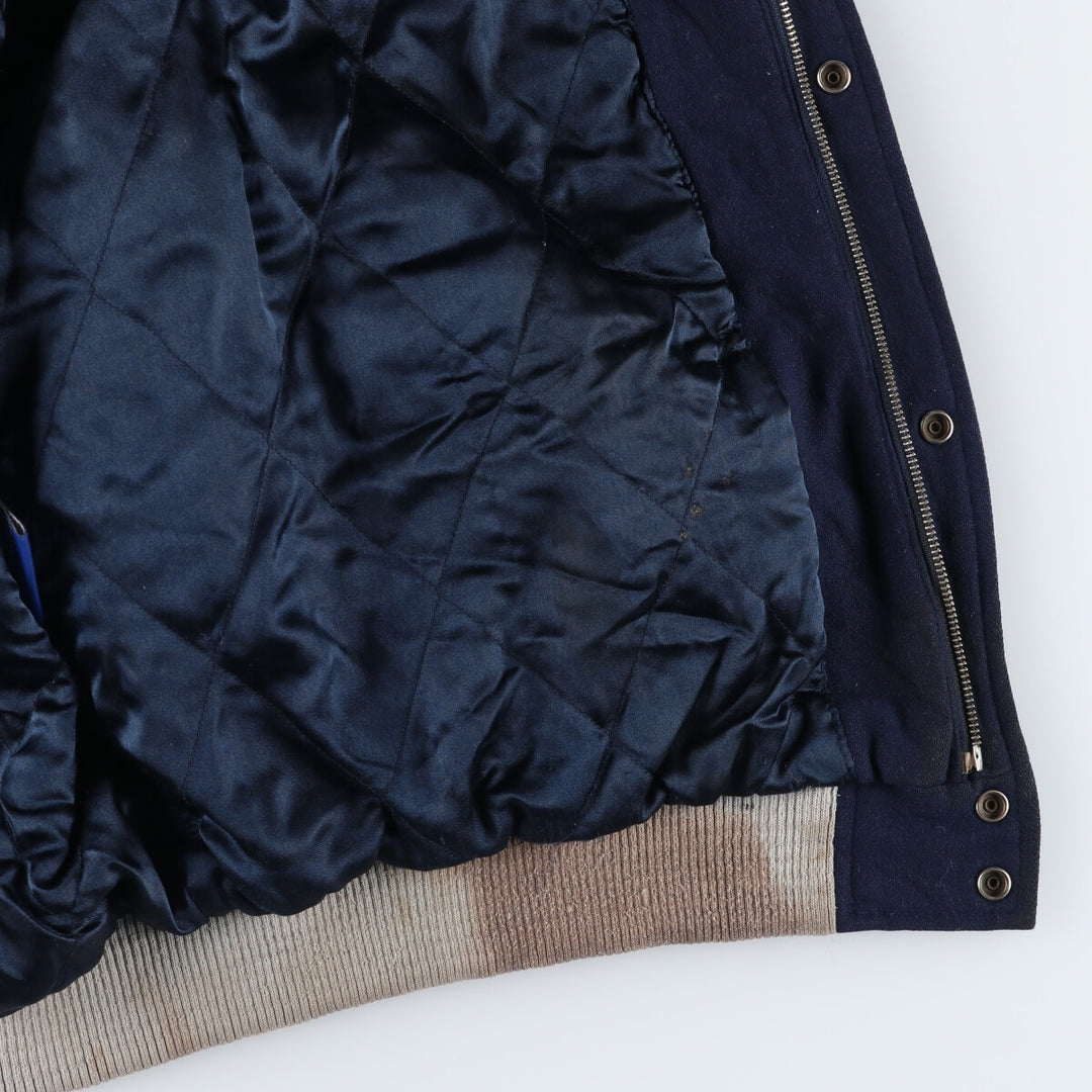 Genuine Merchandise New York Yankees Leather Wool Jacket Award Jacket Men's XXL /evb009910