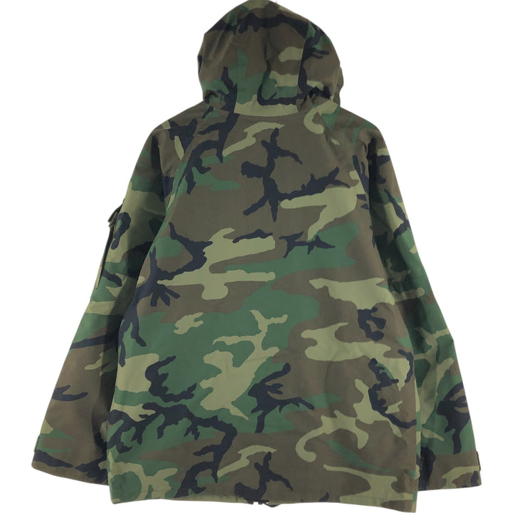 Genuine US military item, 90'S camouflage pattern woodland camo ECWCS 1st GEN late model military Gore-Tex parka made in USA vintage /evb009918