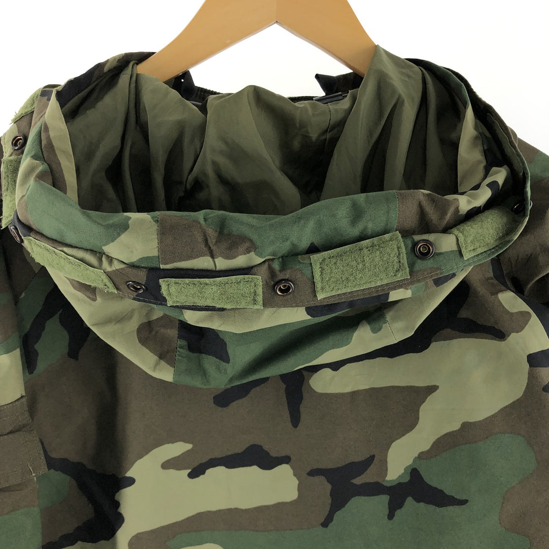 Genuine US military item, 90'S camouflage pattern woodland camo ECWCS 1st GEN late model military Gore-Tex parka made in USA vintage /evb009918