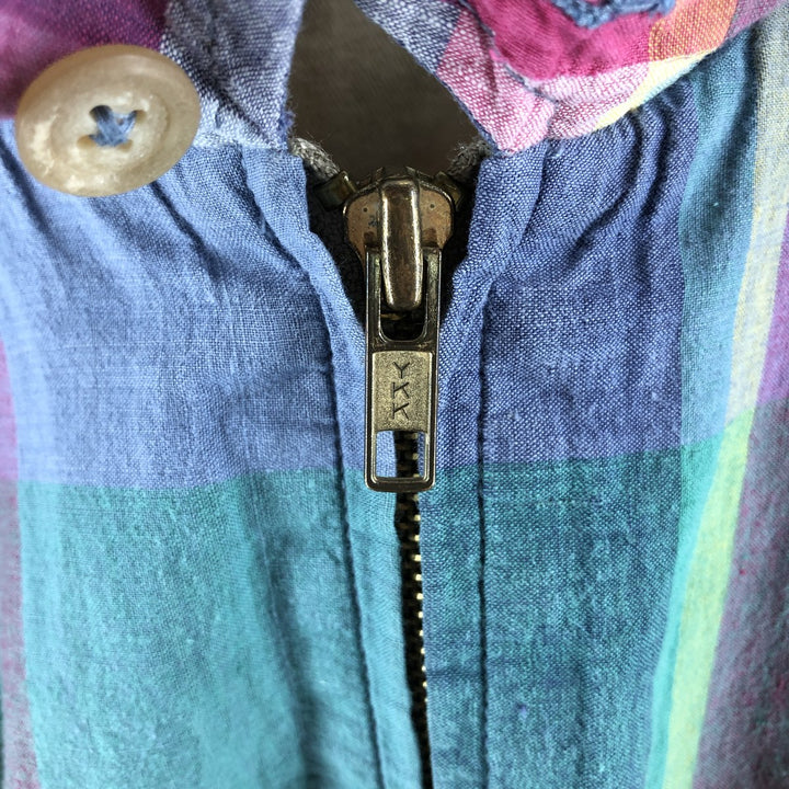 POLO by Ralph Lauren Check Pattern Madras Check Harrington Jacket Swing Top Men's M size /evb009935