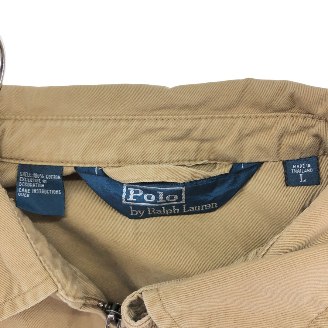 90'S Ralph Lauren POLO by Ralph Lauren swing top sports jacket, men's size L, vintage /evb009939