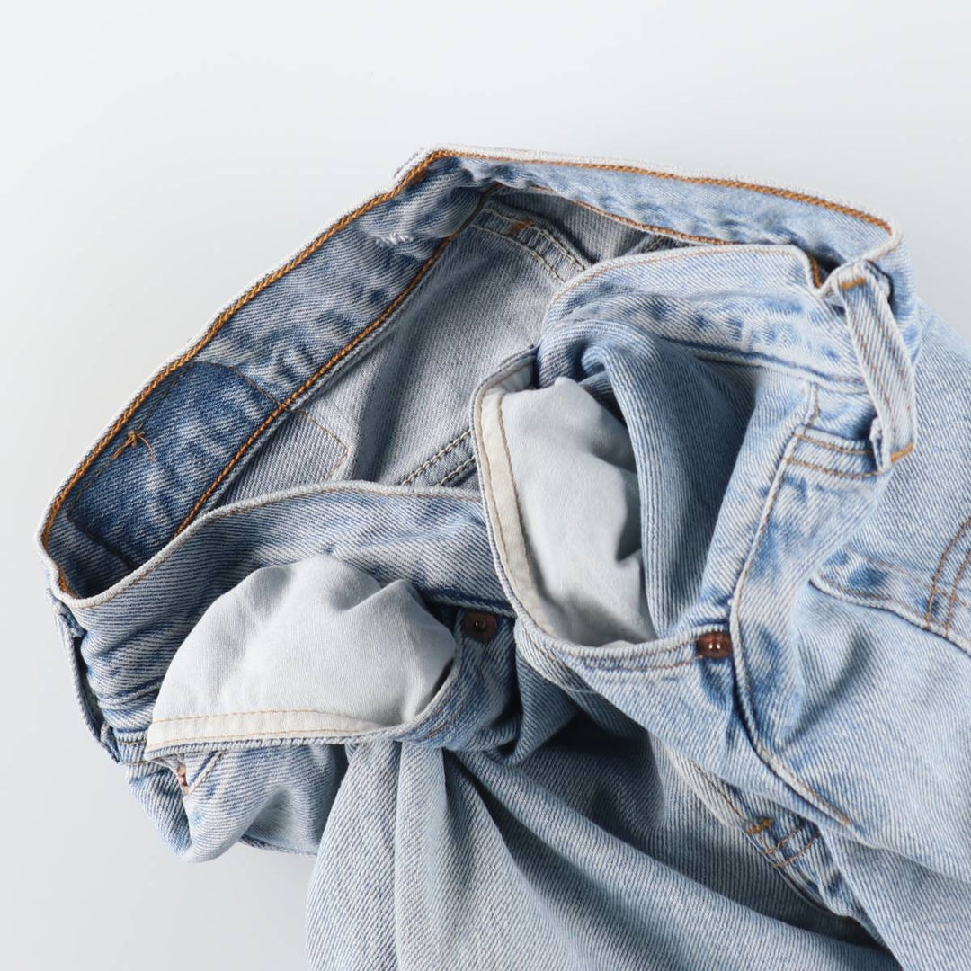 90'S Levi's 501 Straight Denim Pants, Made in USA, Men's, W29, Vintage cotton blue type Vintage Second Hand