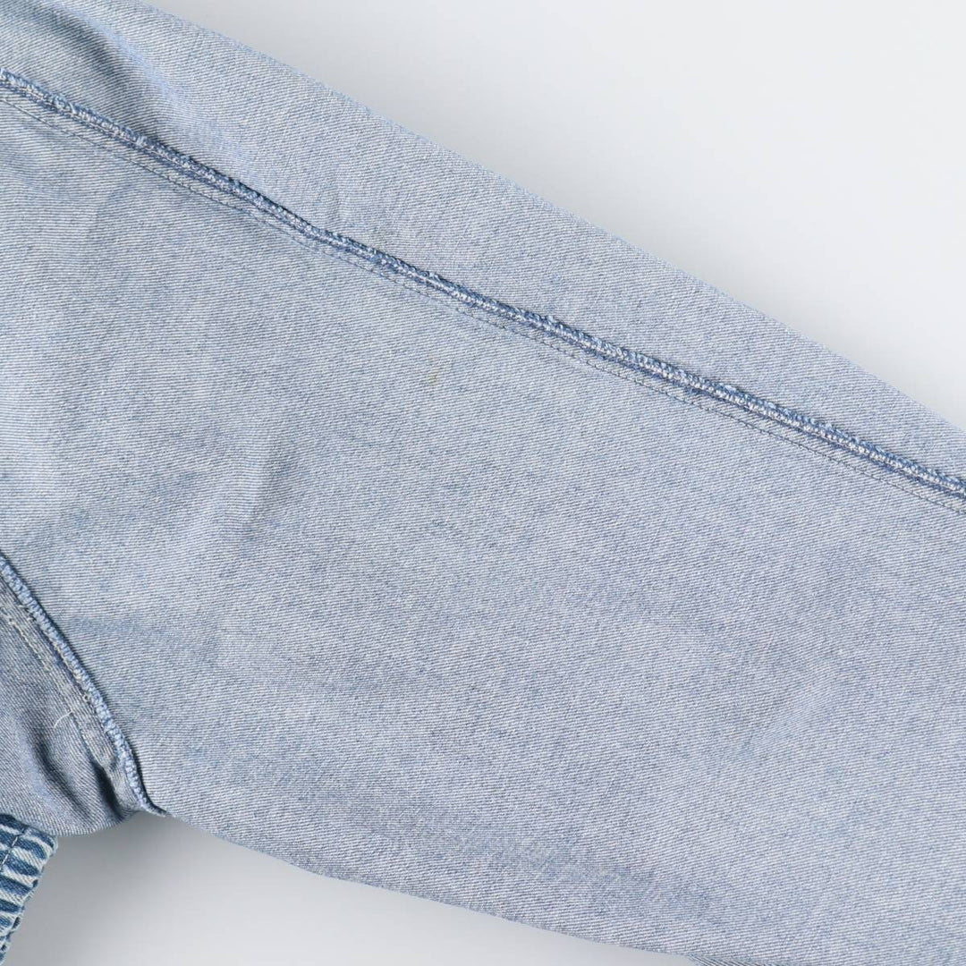 70'S Ralph Lauren Chaps Denim Harrington Jacket Swing Top Men's L Size Vintage /evb009963