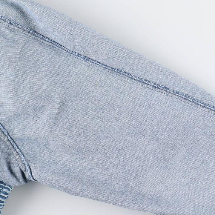 70'S Ralph Lauren Chaps Denim Harrington Jacket Swing Top Men's L Size Vintage /evb009963