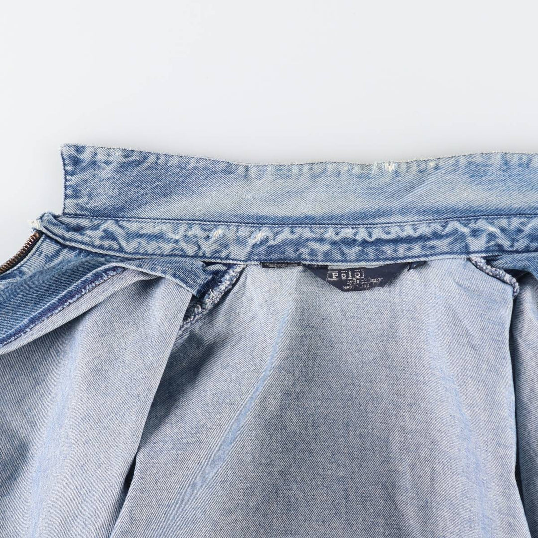 90'S Polo by Ralph Lauren denim swing top sports jacket made in USA men's size M vintage /evb009965