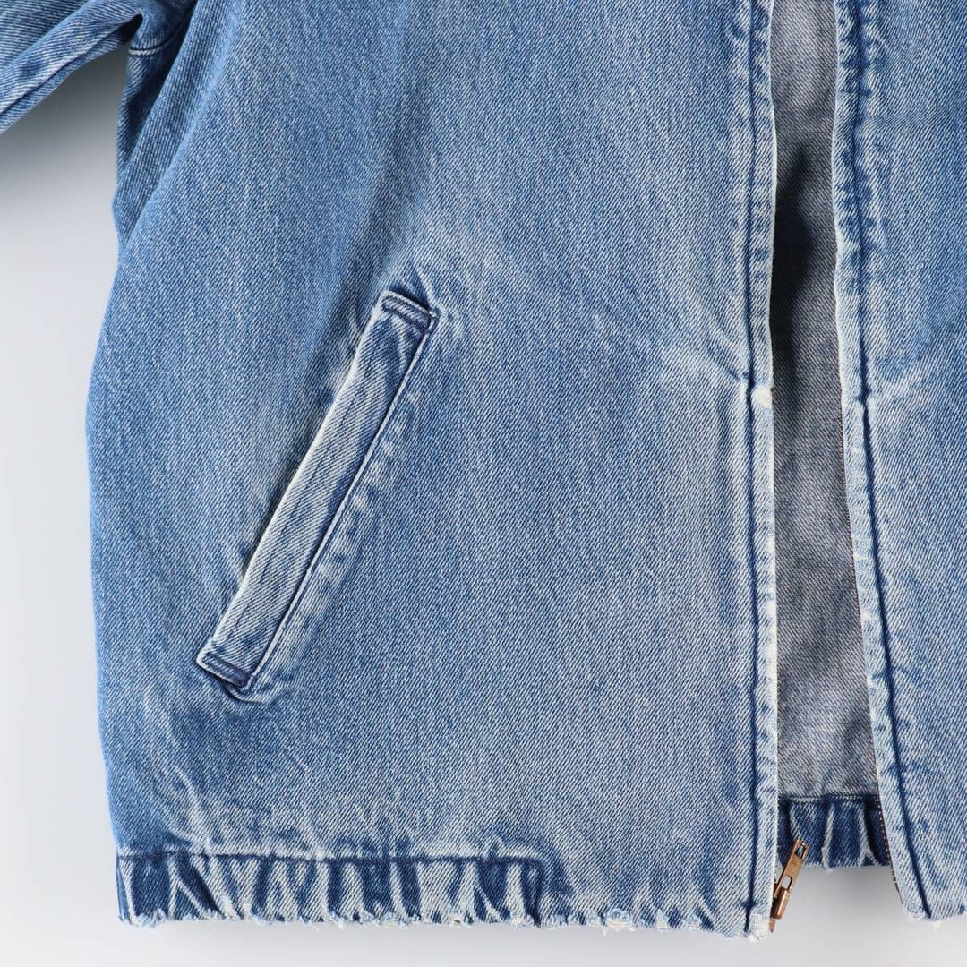 90'S Polo by Ralph Lauren denim swing top sports jacket made in USA men's size M vintage /evb009965