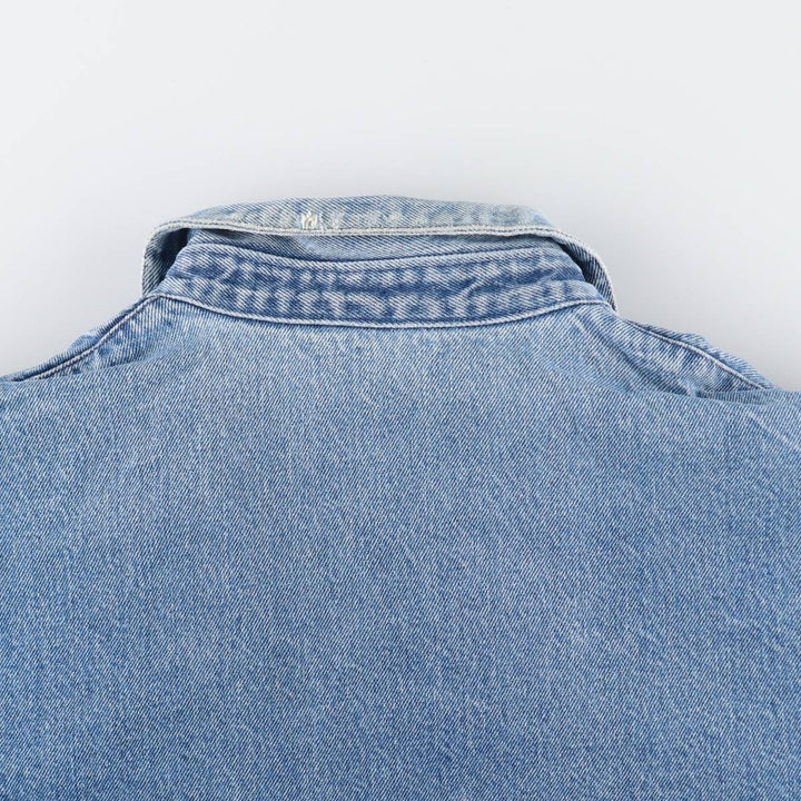 90'S Polo by Ralph Lauren denim swing top sports jacket made in USA men's size M vintage /evb009965