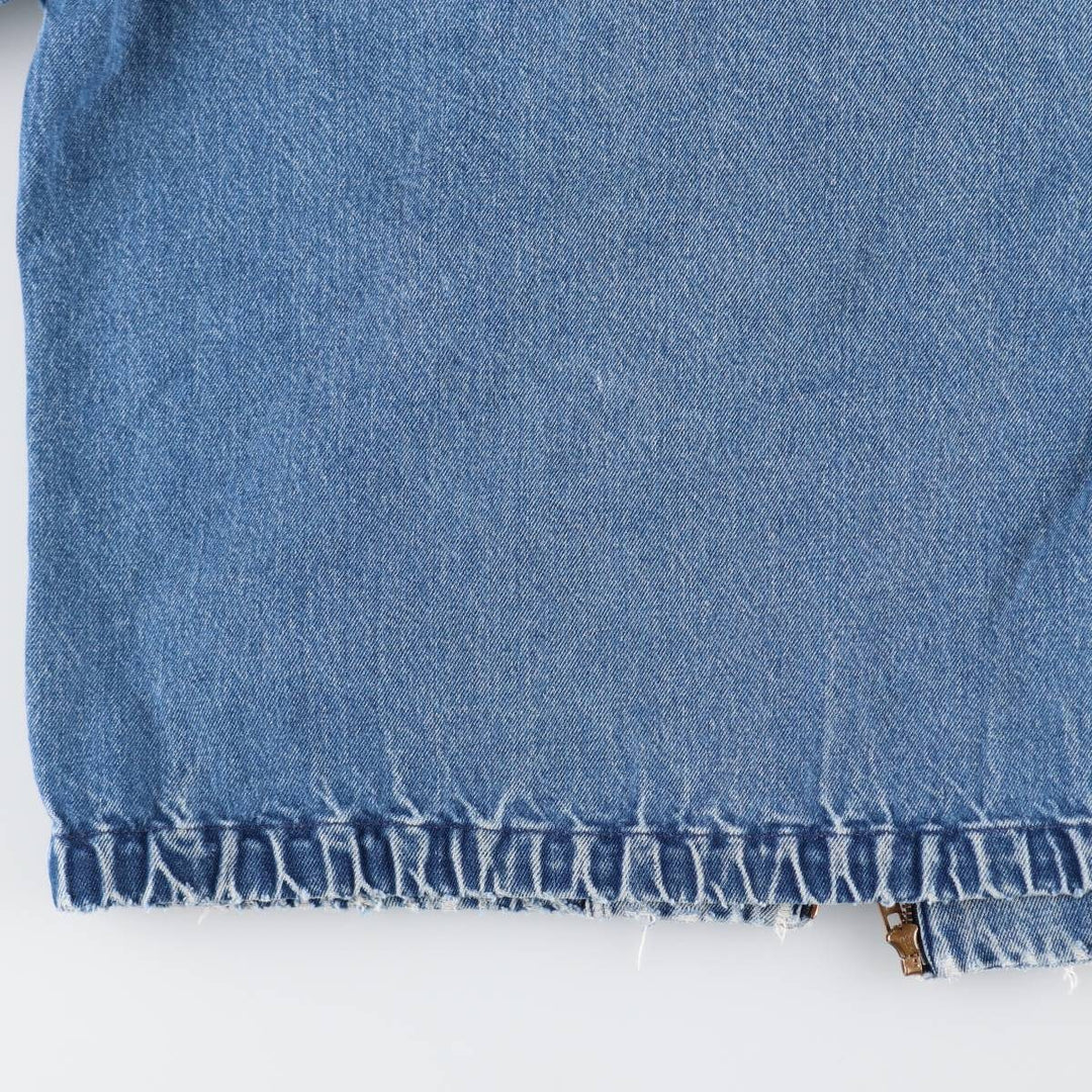 90'S Polo by Ralph Lauren denim swing top sports jacket made in USA men's size M vintage /evb009965