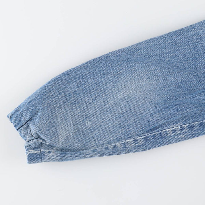 90'S Polo by Ralph Lauren denim swing top sports jacket made in USA men's size M vintage /evb009965