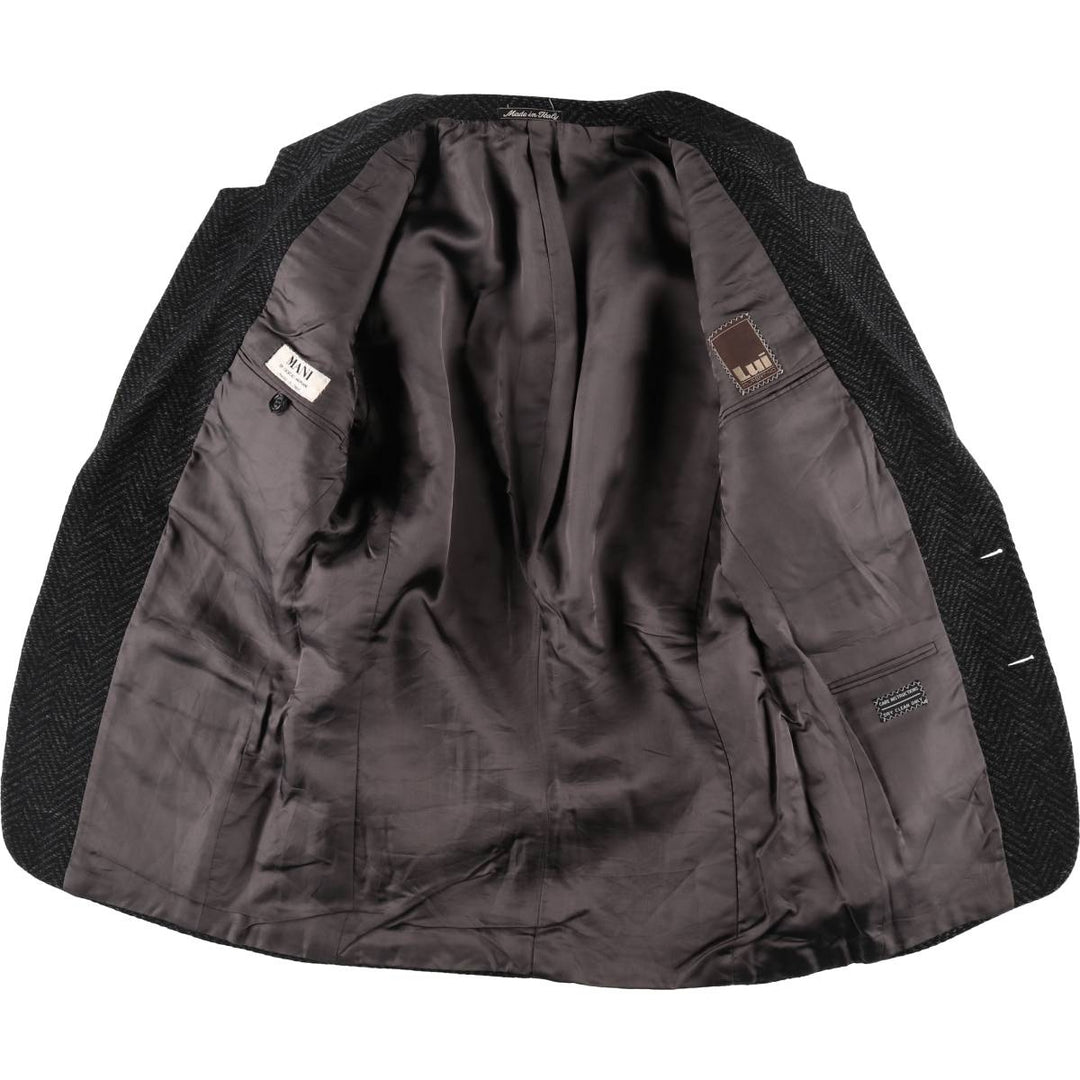 Giorgio Armani MANI Herringbone Wool Tailored Jacket Made in Italy Men's M size /evb009973