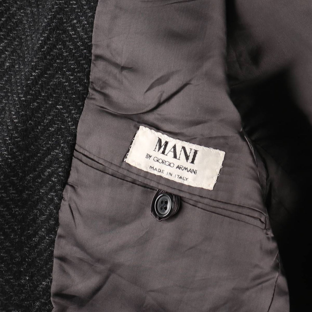 Giorgio Armani MANI Herringbone Wool Tailored Jacket Made in Italy Men's M size /evb009973