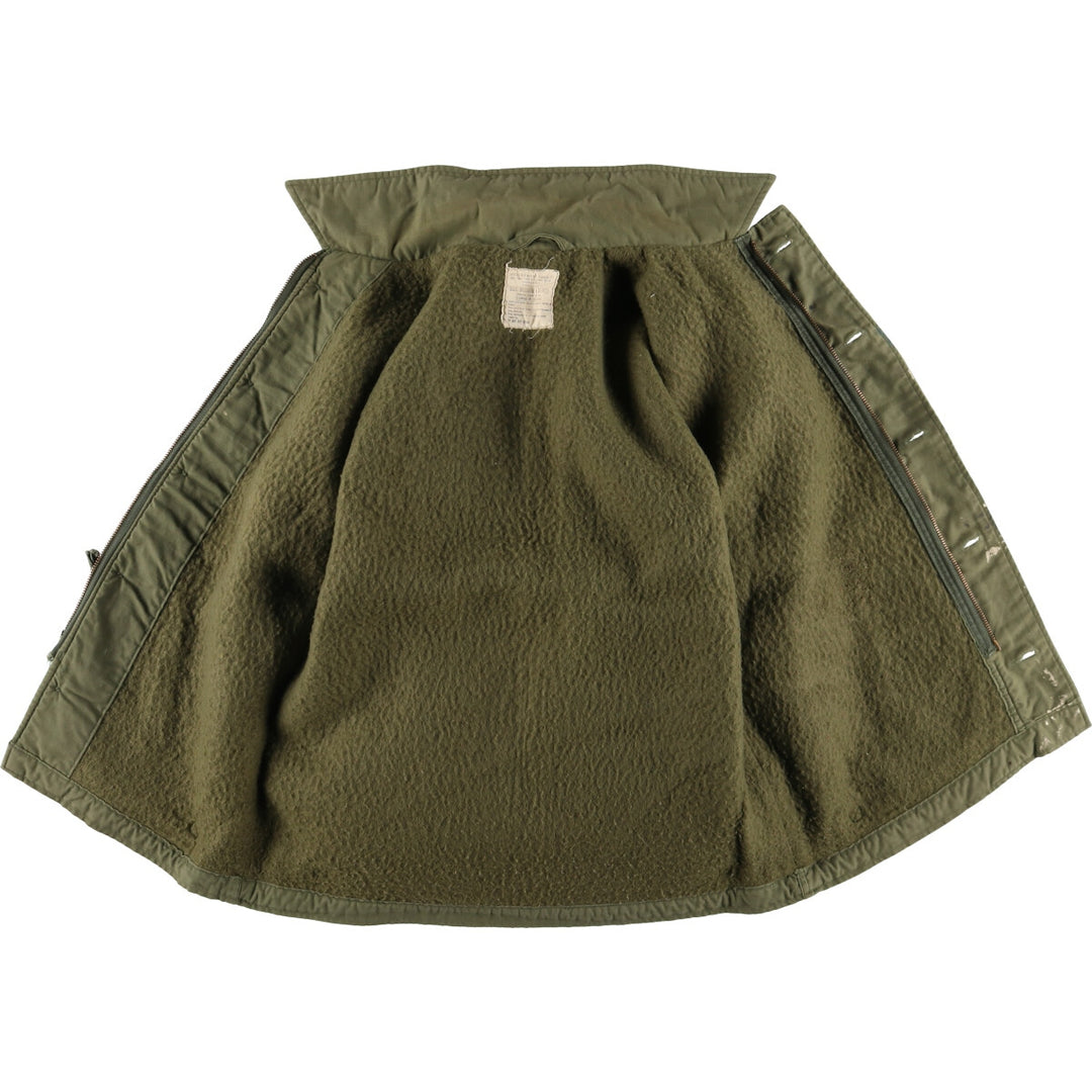 70'S US military A-2 military deck jacket made in USA MEDIUM (38-40) equivalent to men's M Vintage /evb009987