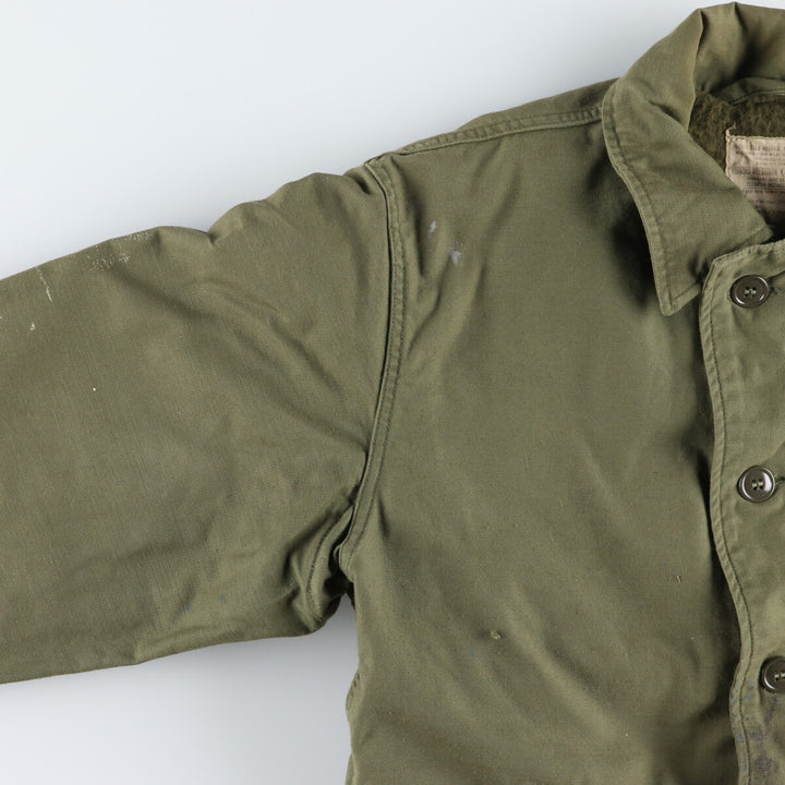 70'S US military A-2 military deck jacket made in USA MEDIUM (38-40) equivalent to men's M Vintage /evb009987