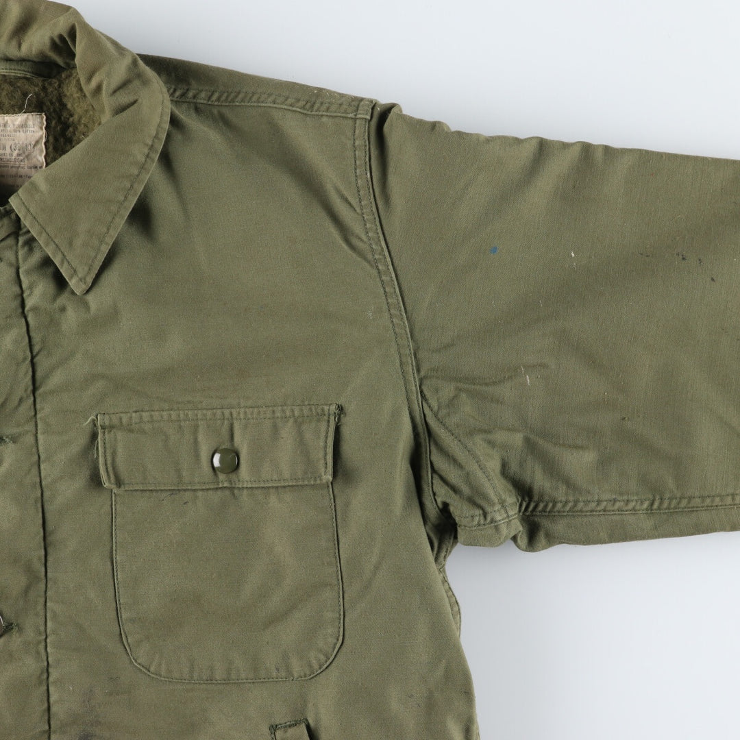 70'S US military A-2 military deck jacket made in USA MEDIUM (38-40) equivalent to men's M Vintage /evb009987