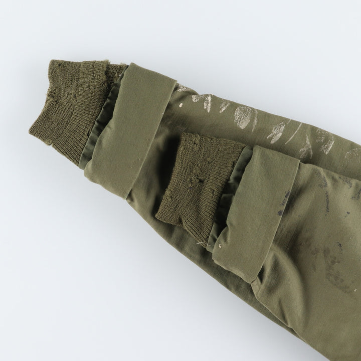 70'S US military A-2 military deck jacket made in USA MEDIUM (38-40) equivalent to men's M Vintage /evb009987