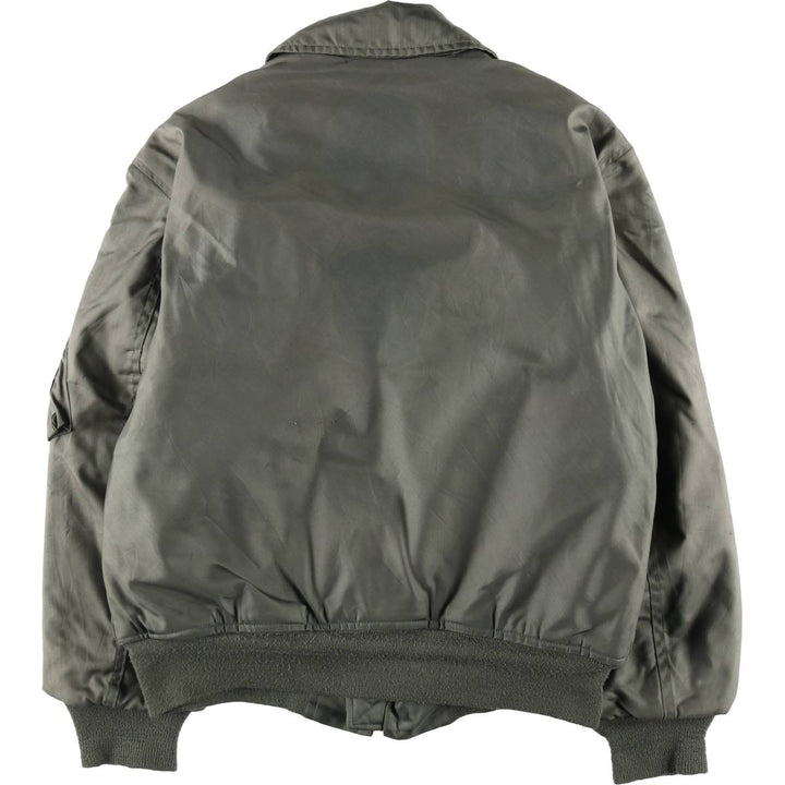 90'S US military authentic CWU-45/P military flight jacket made in USA MEDIUM (38-40) equivalent to men's M Vintage /evb010065