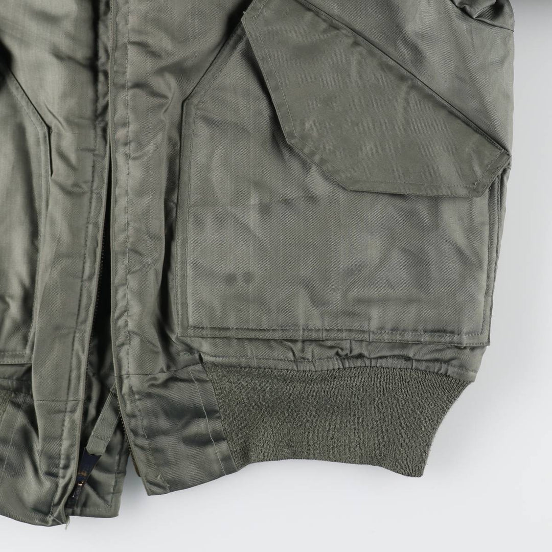90'S US military authentic CWU-45/P military flight jacket made in USA MEDIUM (38-40) equivalent to men's M Vintage /evb010065