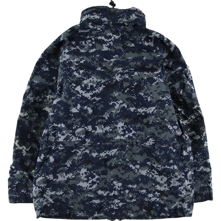 00'S US Military Camouflage Pattern NWU Digital Camo USNAVY GORE-TEX Working Jacket Military Jacket Made in USA Men's M /evb010072