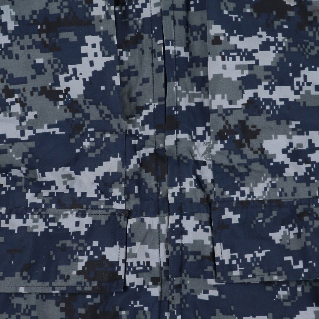 00'S US Military Camouflage Pattern NWU Digital Camo USNAVY GORE-TEX Working Jacket Military Jacket Made in USA Men's M /evb010072