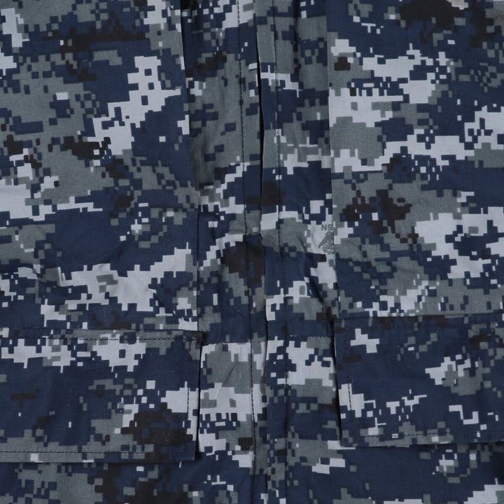 00'S US Military Camouflage Pattern NWU Digital Camo USNAVY GORE-TEX Working Jacket Military Jacket Made in USA Men's M /evb010072