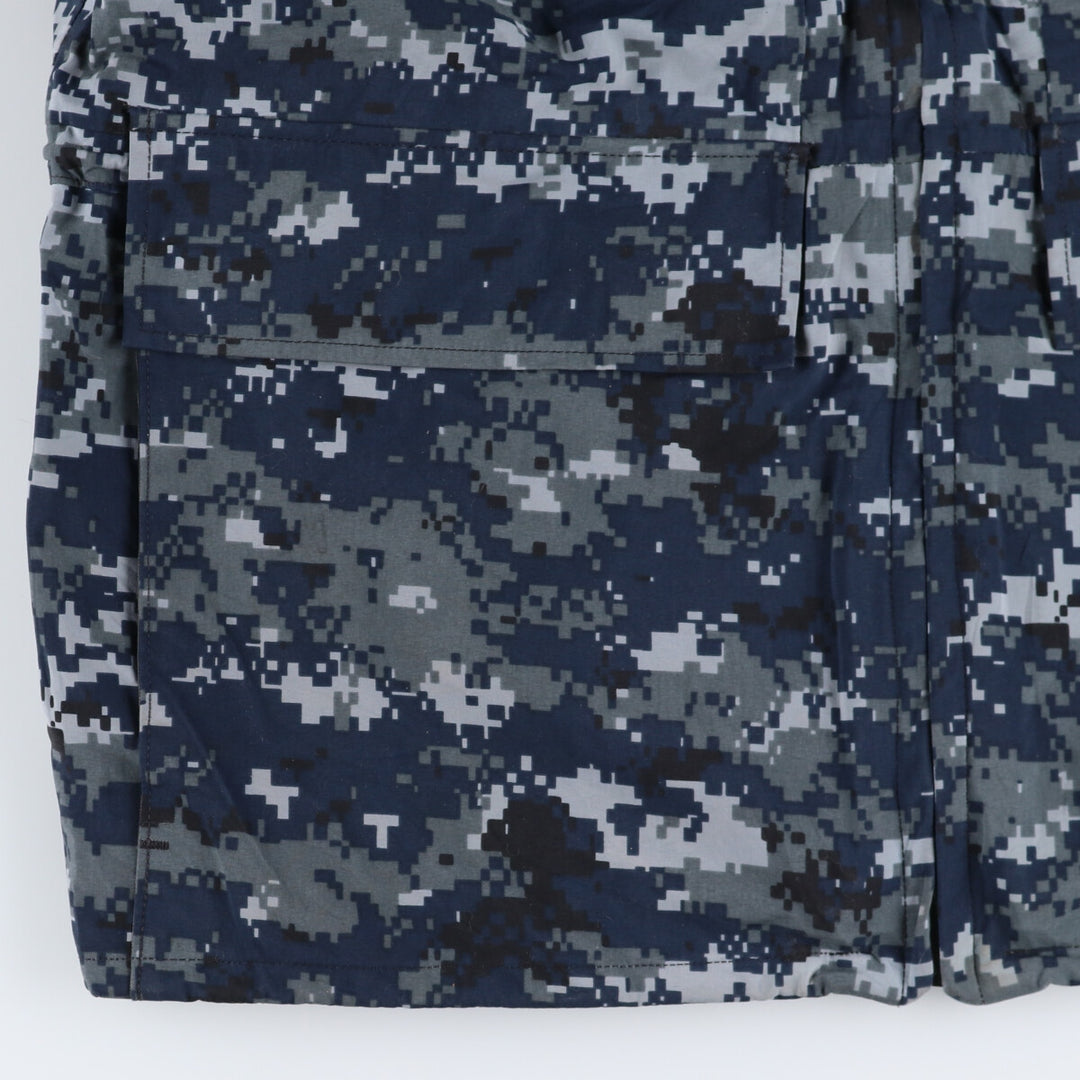 00'S US Military Camouflage Pattern NWU Digital Camo USNAVY GORE-TEX Working Jacket Military Jacket Made in USA Men's M /evb010072
