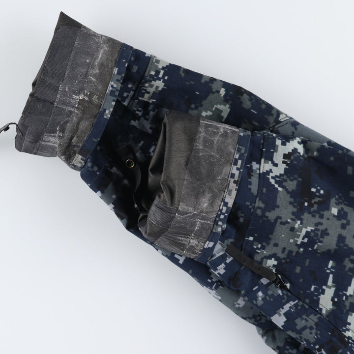 00'S US Military Camouflage Pattern NWU Digital Camo USNAVY GORE-TEX Working Jacket Military Jacket Made in USA Men's M /evb010072