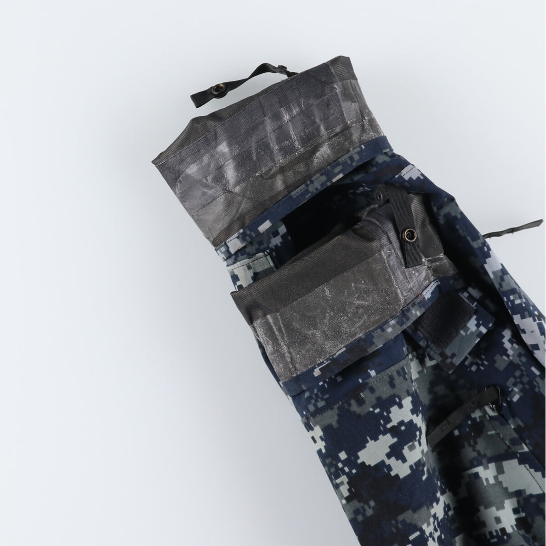 00'S US Military Camouflage Pattern NWU Digital Camo USNAVY GORE-TEX Working Jacket Military Jacket Made in USA Men's M /evb010072