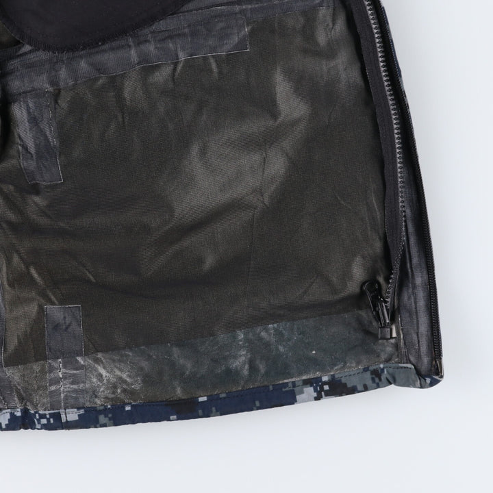 00'S US Military Camouflage Pattern NWU Digital Camo USNAVY GORE-TEX Working Jacket Military Jacket Made in USA Men's M /evb010072