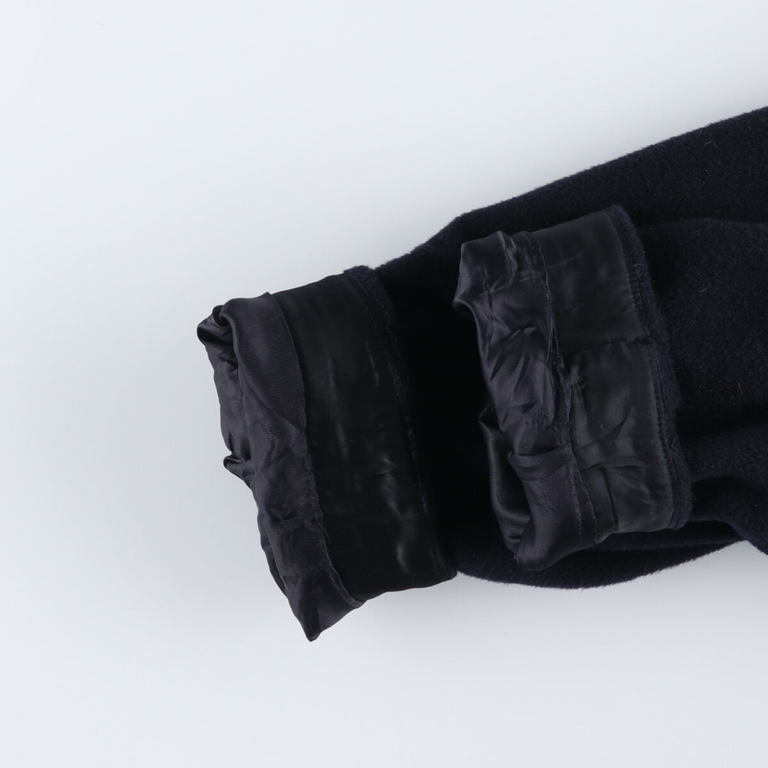 Yves Saint Laurent Double-breasted Peaked Lapel Wool Chesterfield Coat Made in Spain Men's L size /evb010076