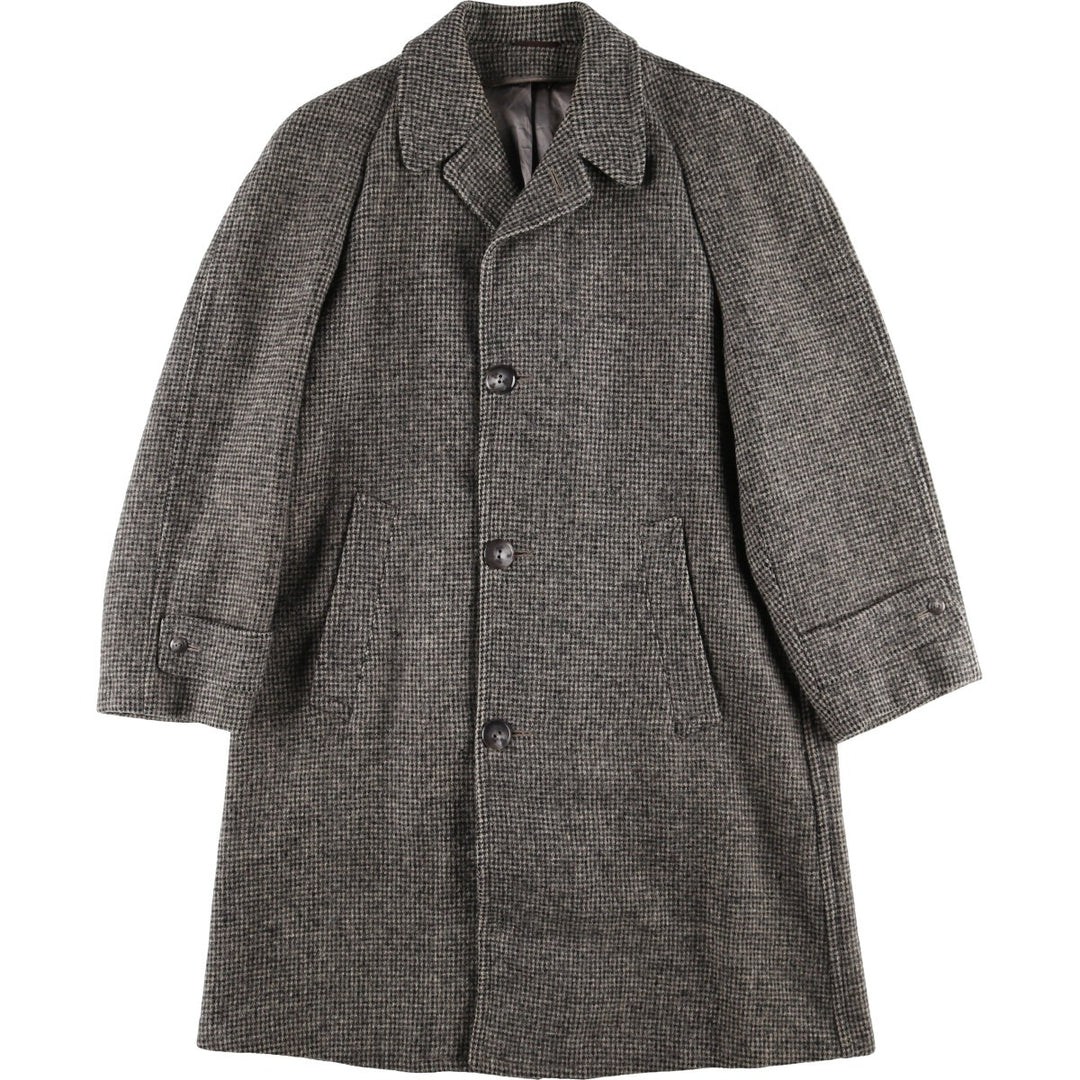 McQuade Harris Tweed Wool Chesterfield Coat Men's M size /evb010077