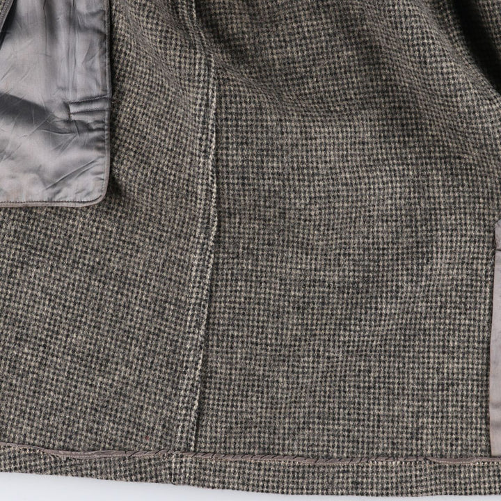 McQuade Harris Tweed Wool Chesterfield Coat Men's M size /evb010077