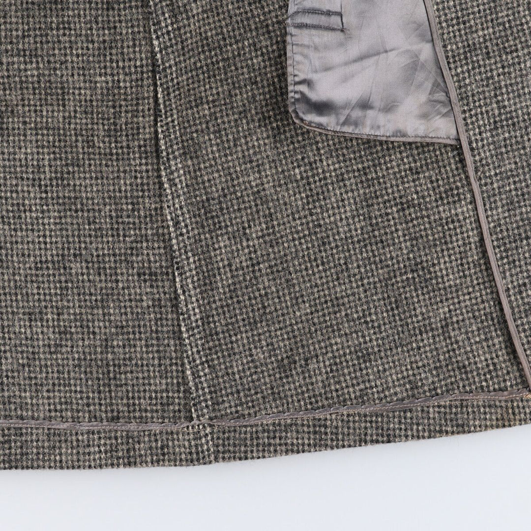 McQuade Harris Tweed Wool Chesterfield Coat Men's M size /evb010077