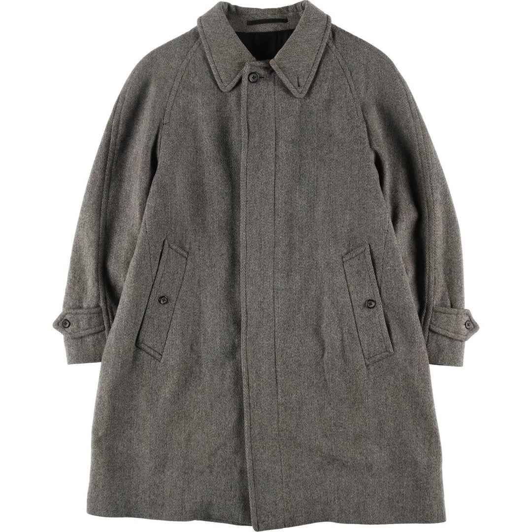 Burberry's Herringbone Balmacaan Coat, Men's S Size /evb010080