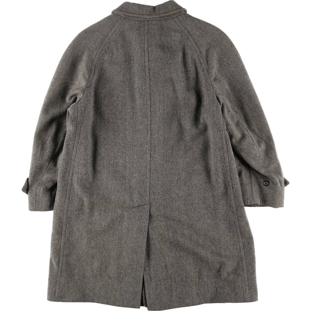 Burberry's Herringbone Balmacaan Coat, Men's S Size /evb010080