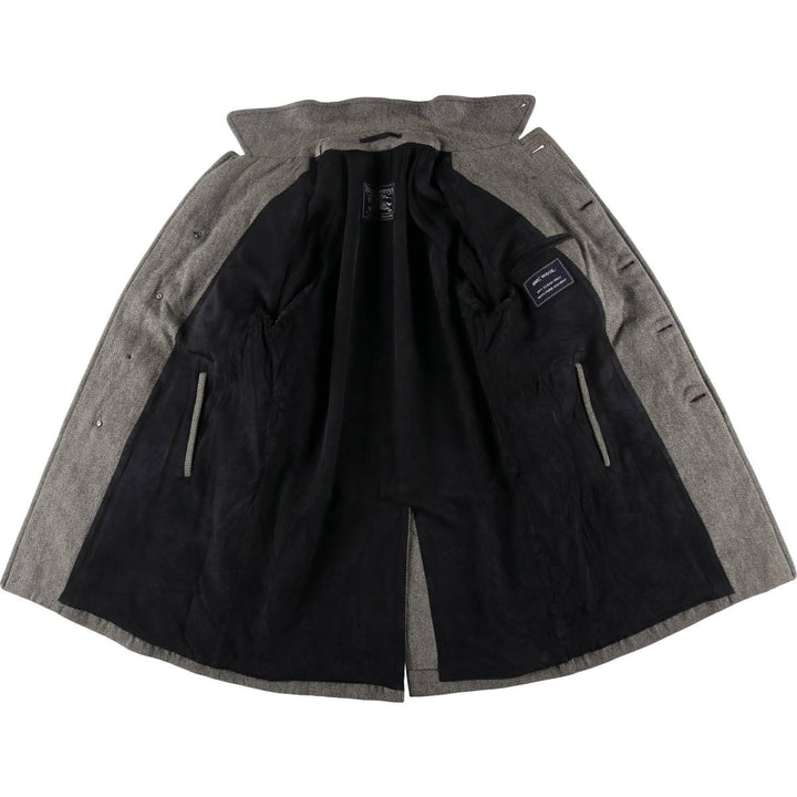 Burberry's Herringbone Balmacaan Coat, Men's S Size /evb010080