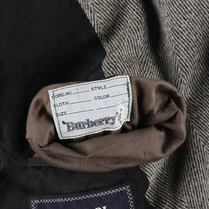 Burberry's Herringbone Balmacaan Coat, Men's S Size /evb010080