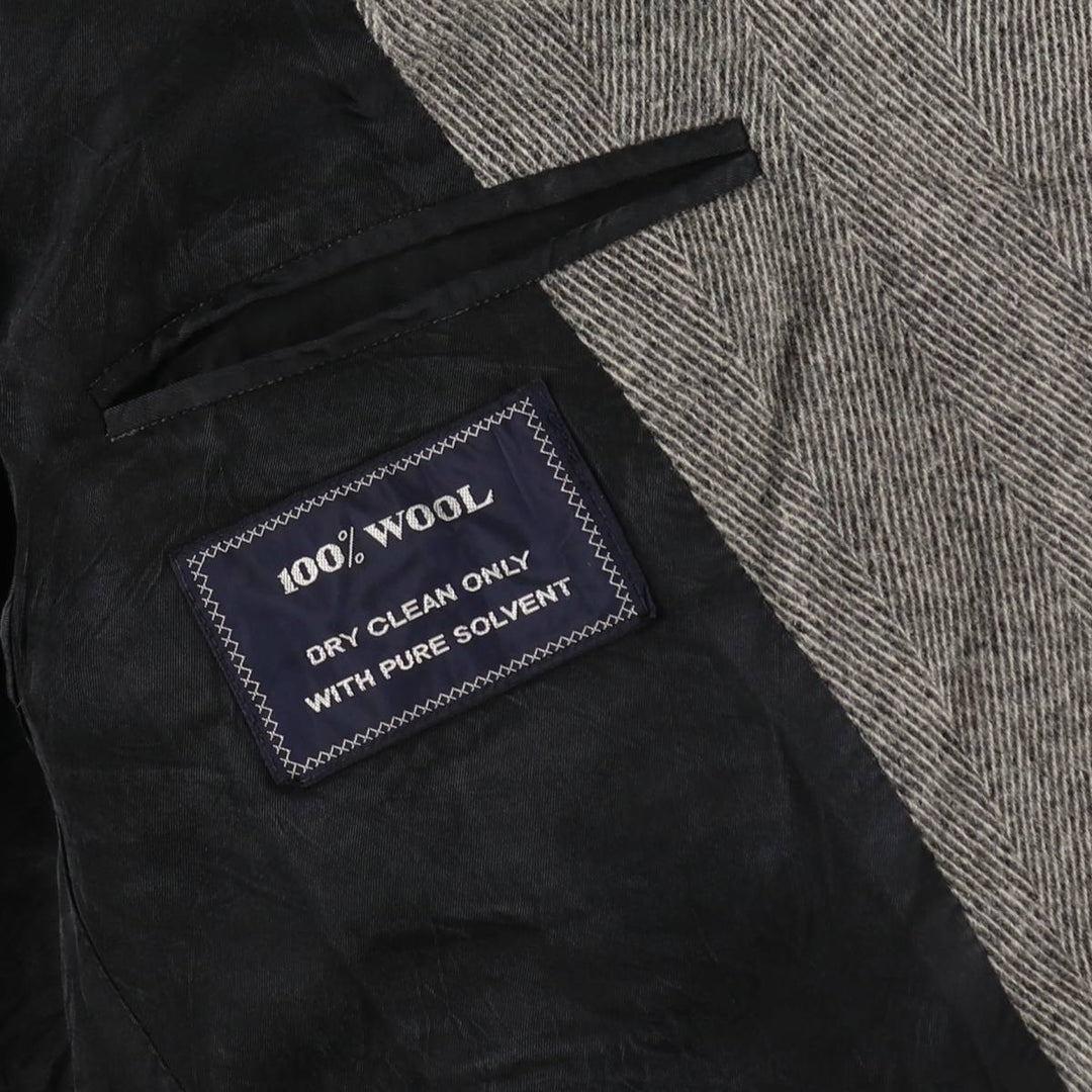 Burberry's Herringbone Balmacaan Coat, Men's S Size /evb010080