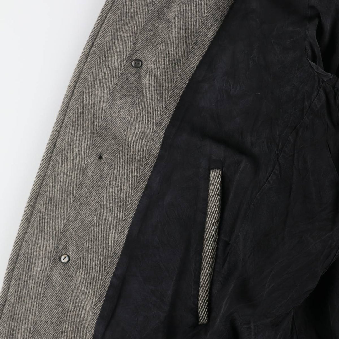 Burberry's Herringbone Balmacaan Coat, Men's S Size /evb010080