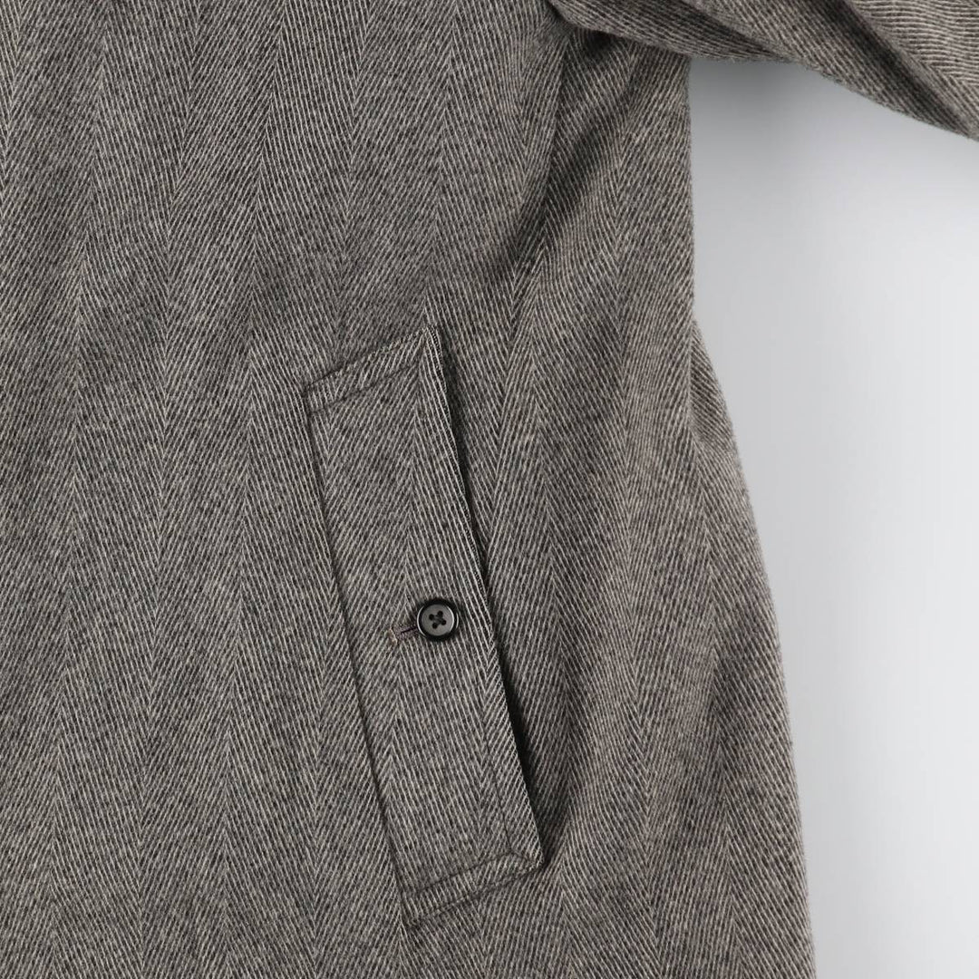 Burberry's Herringbone Balmacaan Coat, Men's S Size /evb010080