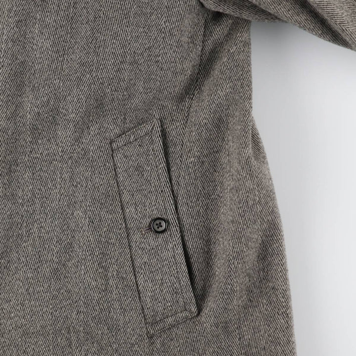 Burberry's Herringbone Balmacaan Coat, Men's S Size /evb010080